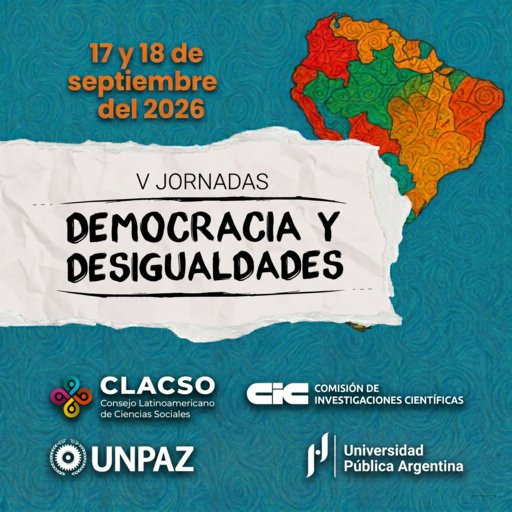 V JORNADAS DEMOCRACIA Y DESIGUALDADES 2026
